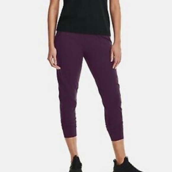 Under Armour Meridian Pants Women's Polaris Purple Casual Sportswear Activewear - Picture 2 of 4